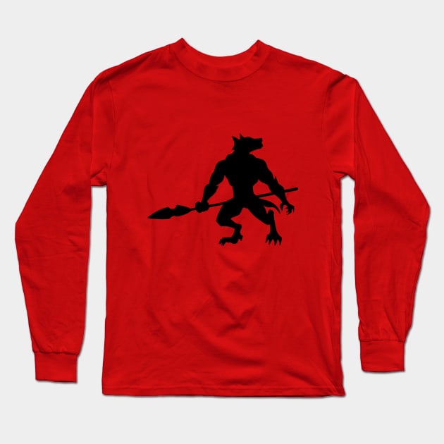 Titus the Werewolf Long Sleeve T-Shirt by indestructibleart